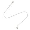 Concha pearl necklace mini C - silver