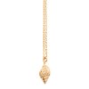 Concha pearl necklace mini C - gold-plated silver