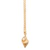 Concha pearl necklace mini C - gold-plated silver