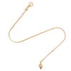 Concha pearl necklace mini C - gold-plated silver