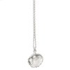 Concha pearl necklace small A - silver