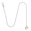 Concha pearl necklace small A - silver