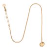Concha pearl necklace small A - gold-plated silver