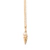 Concha pearl necklace small B - gold-plated silver