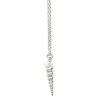 Concha pearl necklace small D - silver