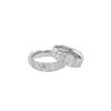 Aroha wedding rings - 14kt white gold