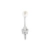 Blacktip earring diamond - 14kt white gold