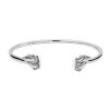 Lyra pearl bracelet - 14kt white gold