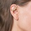 Sirene pearl earcuff - 14kt yellow gold