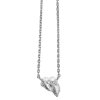 Ava petite pearl necklace - 14kt white gold