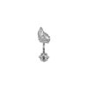 Ava pearl earring B - right - 14kt white gold