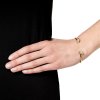 Lyra pearl bracelet - gold-plated silver