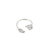 Halia pearl ring A - silver