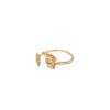 Halia pearl ring A - gold-plated silver