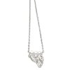 Ava pearl necklace - silver