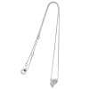 Ava pearl necklace - silver