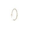 Foam earring D - thin - puzetta - 14kt yellow gold