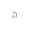 Foam earring A - thin - puzetta - 14kt yellow gold