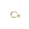 Foam earring A - puzeta - 14kt yellow gold
