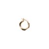 Foam earring A - 14kt yellow gold