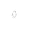 Foam earring A - thin - 14kt white gold