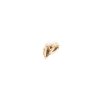 Ava pearl earring C - right - gold-plated silver