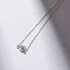 Pico medium necklace M - silver