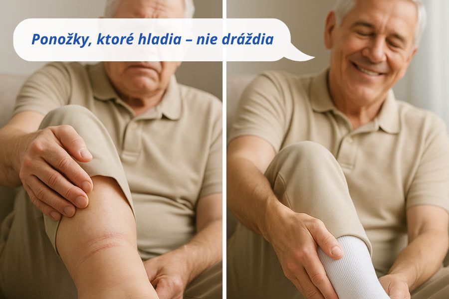 Ako správne vyberať ponožky pre citlivú pokožku nôh