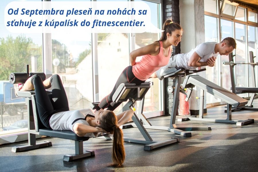 Pleseň na nohách sa sťahuje z kúpalísk do fitnescentier