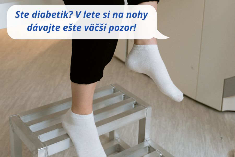 Ste diabetik? V lete si na nohy dávajte ešte väčší pozor!