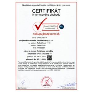 Získali sme certifikát Nakupuj bezpečne