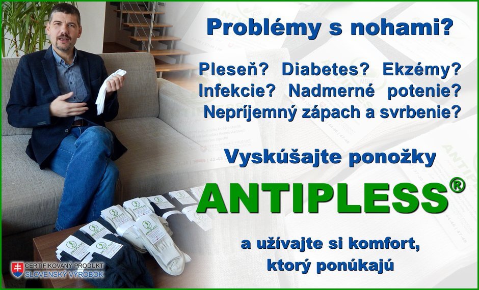 Ponožky Antipless. Pomáhajú pri liečbe problémových nôh