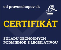 Tento e-shop je certifikovaný. 