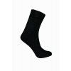 Antracitove ponozky ANTIPLESS Classic na nohe