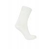 Biele ponozky ANTIPLESS Rebro na nohe