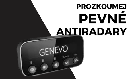 Pevné antiradary Genevo s nenápadnou instalací – nejlepší ochrana proti policejním radarům