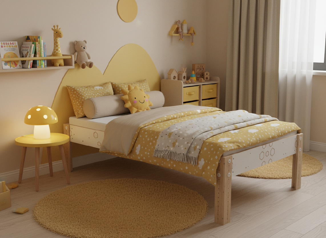 Rastúca posteľ nízka bez zábran Antonie Emma