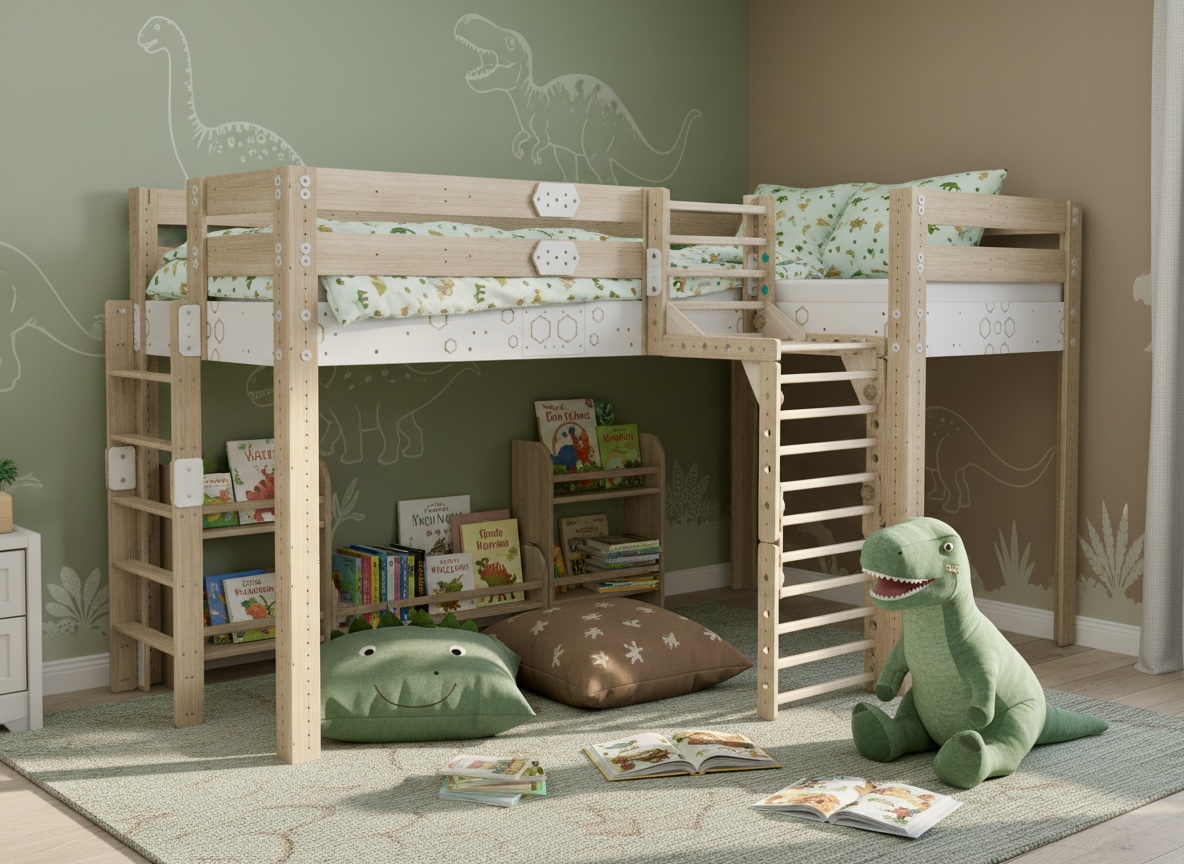 Manželská posteľ na poschodí Antonie Emma