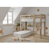 Dvoupatrova rostouci postel MANU Š120/V180/VB