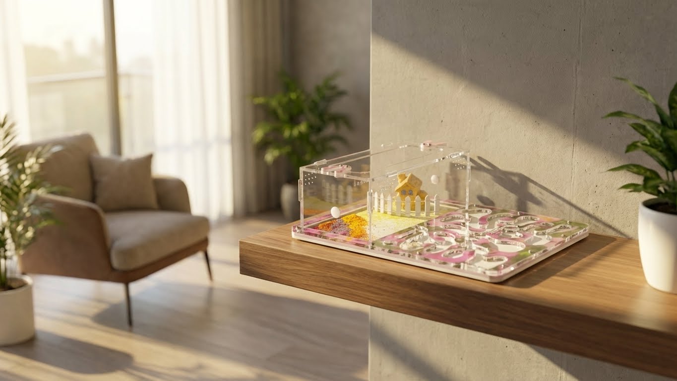 Mravenčí farmy pro děti i dospělé! Sledujte život mravenců zblízka s moderními formikárii, královnami, koloniemi a kompletním příslušenstvím.