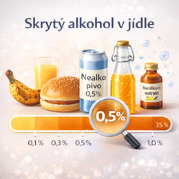 Skrytý alkohol v potravinách: banán, džus i pečivo