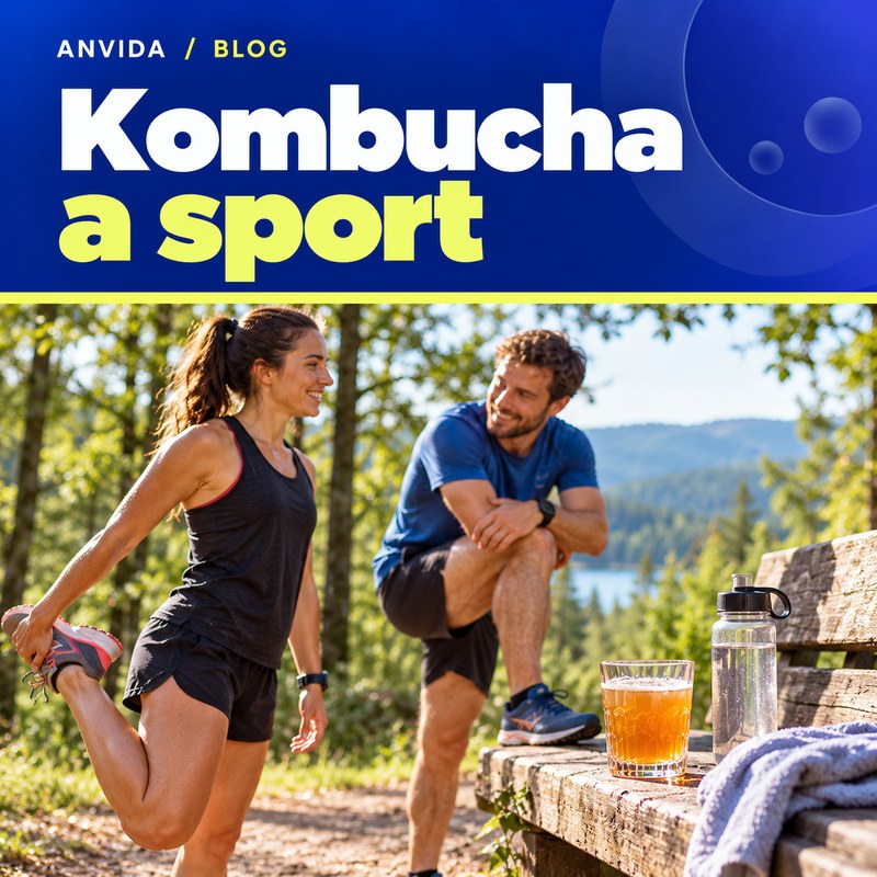Kombucha a sport: hydratace, elektrolyty a realita
