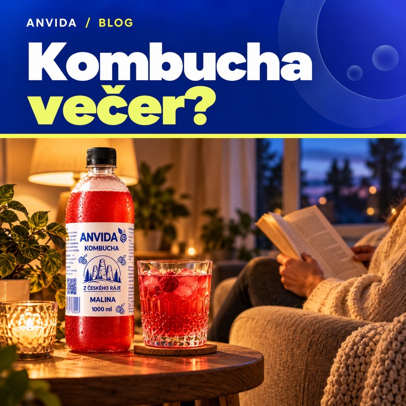 Kombucha večer: může rušit spánek?