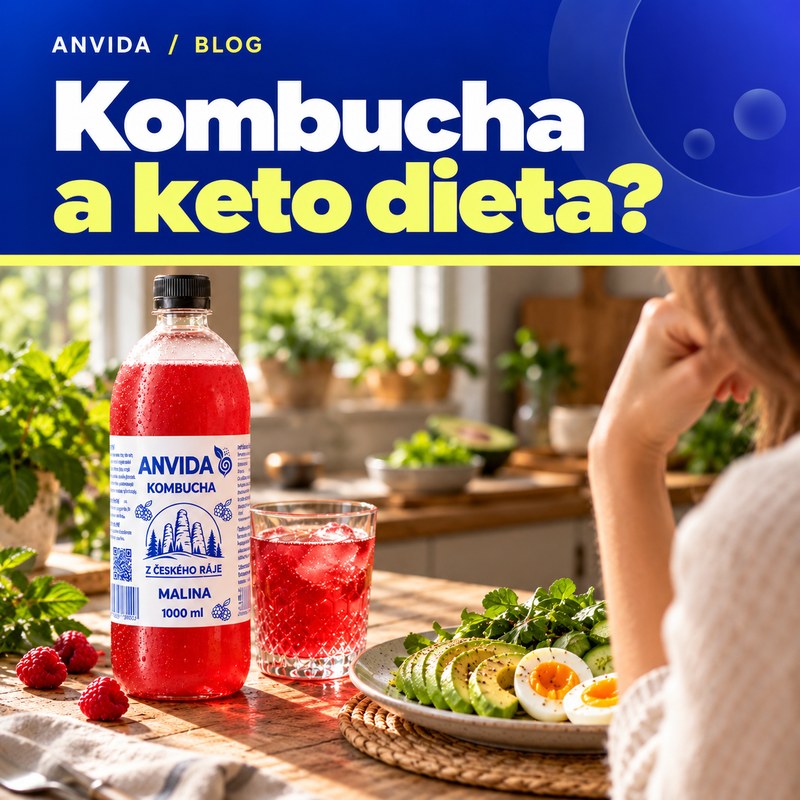 Kombucha a keto dieta: vyhodí tě z ketózy?