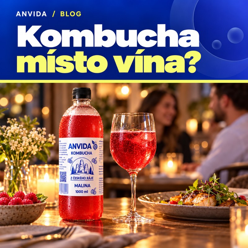 Kombucha místo vína? Ano – trend v gastronomii