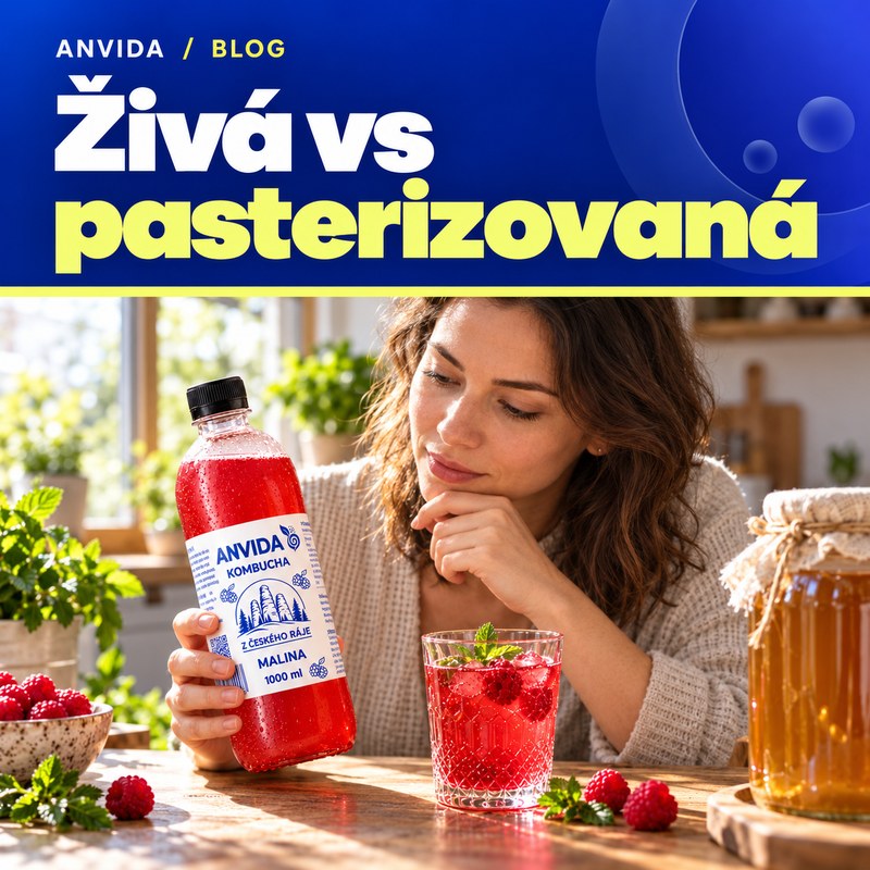 Živá vs pasterizovaná kombucha