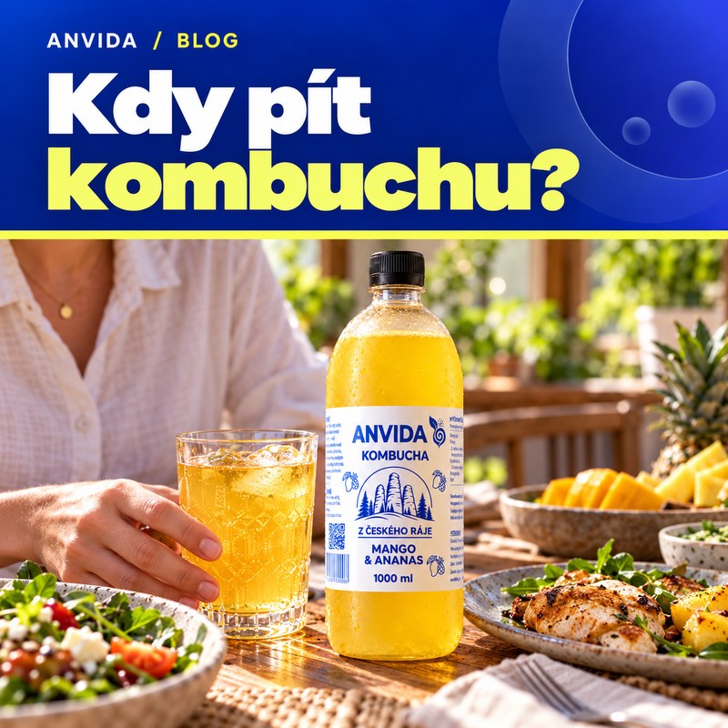 Kdy pít kombuchu, jak je to?