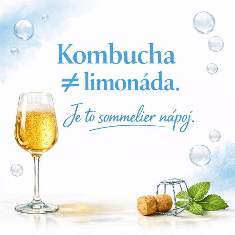 Kombucha místo vína? Ano – trend v gastronomii