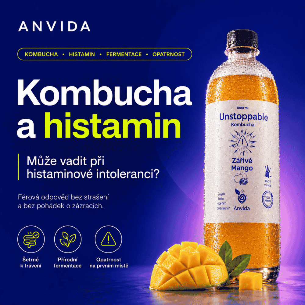 Kombucha a histamin: kdy být opatrný?
