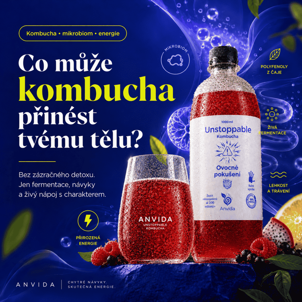 Kombucha účinky: benefity, dávkování a kdy být opatrný